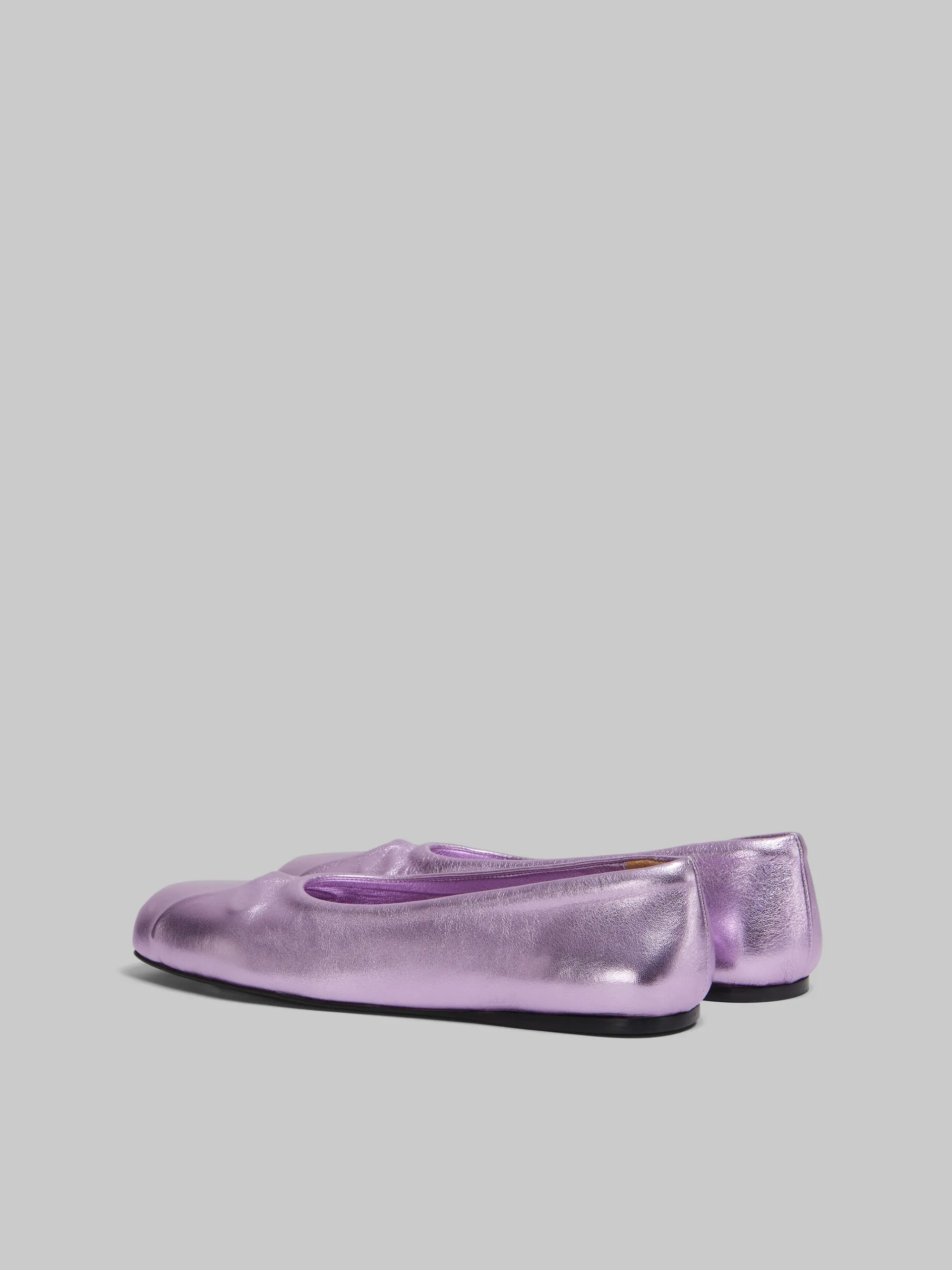 Flats>Marni Nappa Leather Seamless Little Bow Ballet Flat PINK