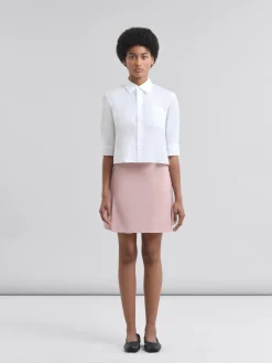 Matching Sets | Skirts>Marni Pink Stretch Wool Mini Skirt ANTIQUEROSE