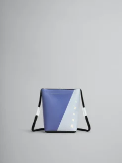 Crossbody Bags>Marni Purple And Blue Tribeca Crossbody Bag With Shoelace Strap PRUNE VIOLETT/ SODIUM