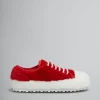 Sneakers>Marni Red Teddy Tennis Sneaker WHITE/RED