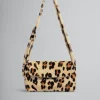 Shoulder Bags | Trunkaroo Bag>Marni Shearling Animal Print Trunkaroo Soft Medium Shoulder Bag YELLOW/BROWN