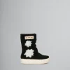 Kids>Marni Sheepskin Look Ankle Boot BLACK/WHITE