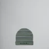 Kids>Marni Striped Wool Blend Beanie DEEP LICHEN GREEN