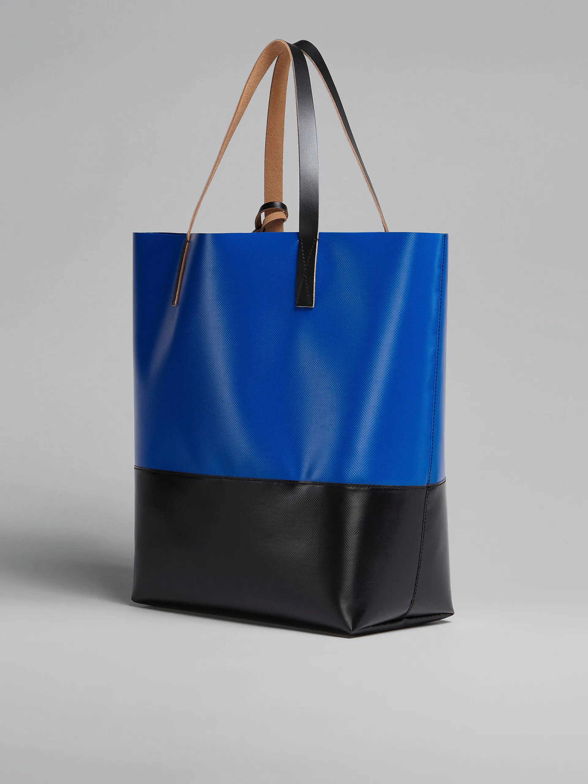 Tote Bags>Marni Tribeca Shopping Bag In Blue And Black ROYAL/BLACK