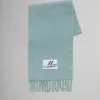 Scarves>Marni Turquoise Alpaca Scarf LINDEN