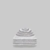 Hats>Marni White Brushed Mohair Beanie With Stripes LILYWHITE