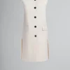 Coats & Jackets>Marni White Felt Sleeveless Jacket ANTIQUEWHITE