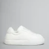 Sneakers>Marni White Leather BigFoot 2.0 Sneaker LILYWHITE