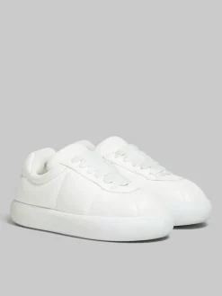 Sneakers>Marni White Leather BigFoot 2.0 Sneaker LILYWHITE