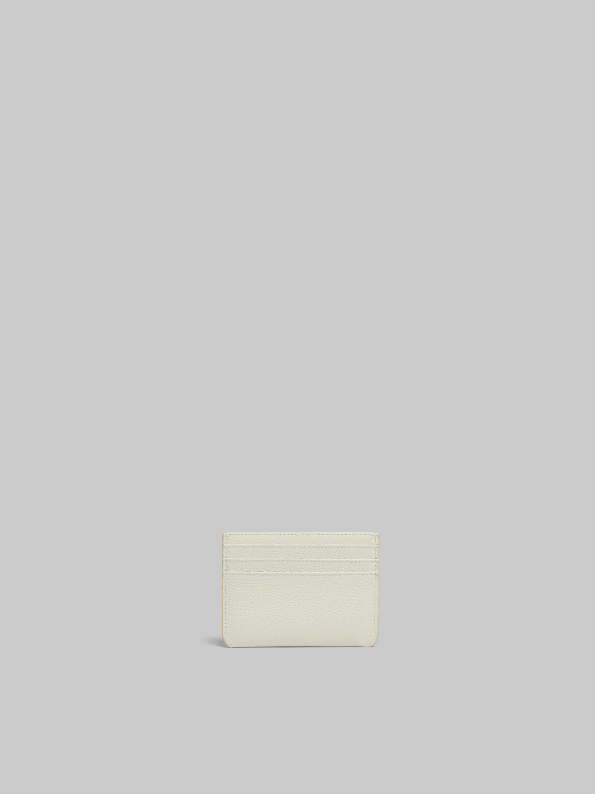 Wallets & Small Leather Goods>Marni White Leather Cardholder With Mending IVORY