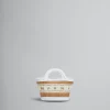 Tropicalia Bag | Handbags>Marni White Leather Raffia-effect Tropicalia Micro Bag With Tufted Logo ECRU/WHITE