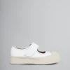 Sneakers | Pablo>Marni White Nappa Leather Mary Jane Sneaker LILYWHITE