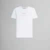 Tops & T-Shirts>Marni White Organic Cotton T-shirt With Logo LILYWHITE
