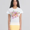 Tops & T-Shirts>Marni White Organic Jersey Slim-fit T-shirt With Print LILYWHITE