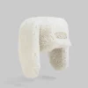 Hats | Hats>Marni White Shearling Rabbit Hat STONEWHITE