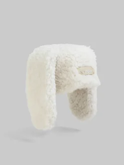 Hats | Hats>Marni White Shearling Rabbit Hat STONEWHITE