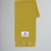 Other Accessories | Scarves>Marni Yellow Brushed Alpaca Scarf With Fringes GRASS