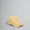 Hats>Marni Yellow Organic Denim Baseball Cap With Mending CITRUS